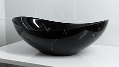 Stella Polare Раковина накладная Орион 57.5 черный мрамор – фотография-3